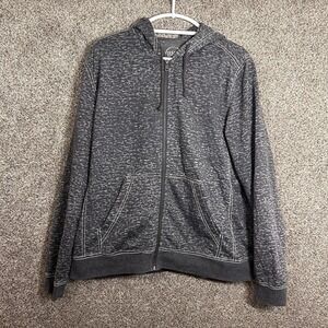 BKE Mens XXL Gray Full Zip‎ Hoodie Sweatshirt Fit Casual Lightweight Layer Vents